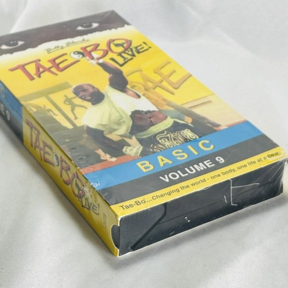 Tae Bo Billy Workout Live Basic Volume 9 Vintage VHS New Origanal Plastic Rare - Picture 7 of 9